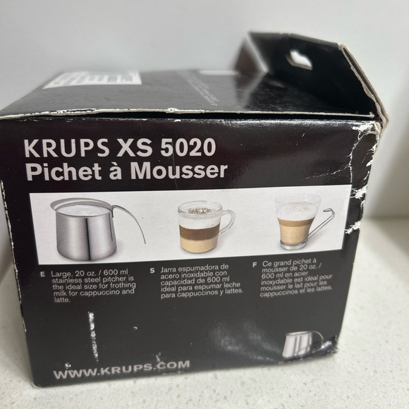 Krups Stainless Steel Frothing Pitcher - Picture 6 of 6